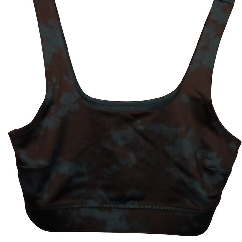 NWT Jenni Intimates XL Black Dark Blue Sports/Athletic Bra